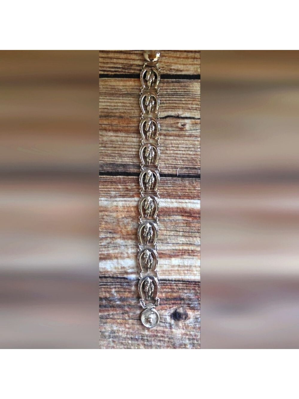 Vintage Equestrian Silver Bracelet